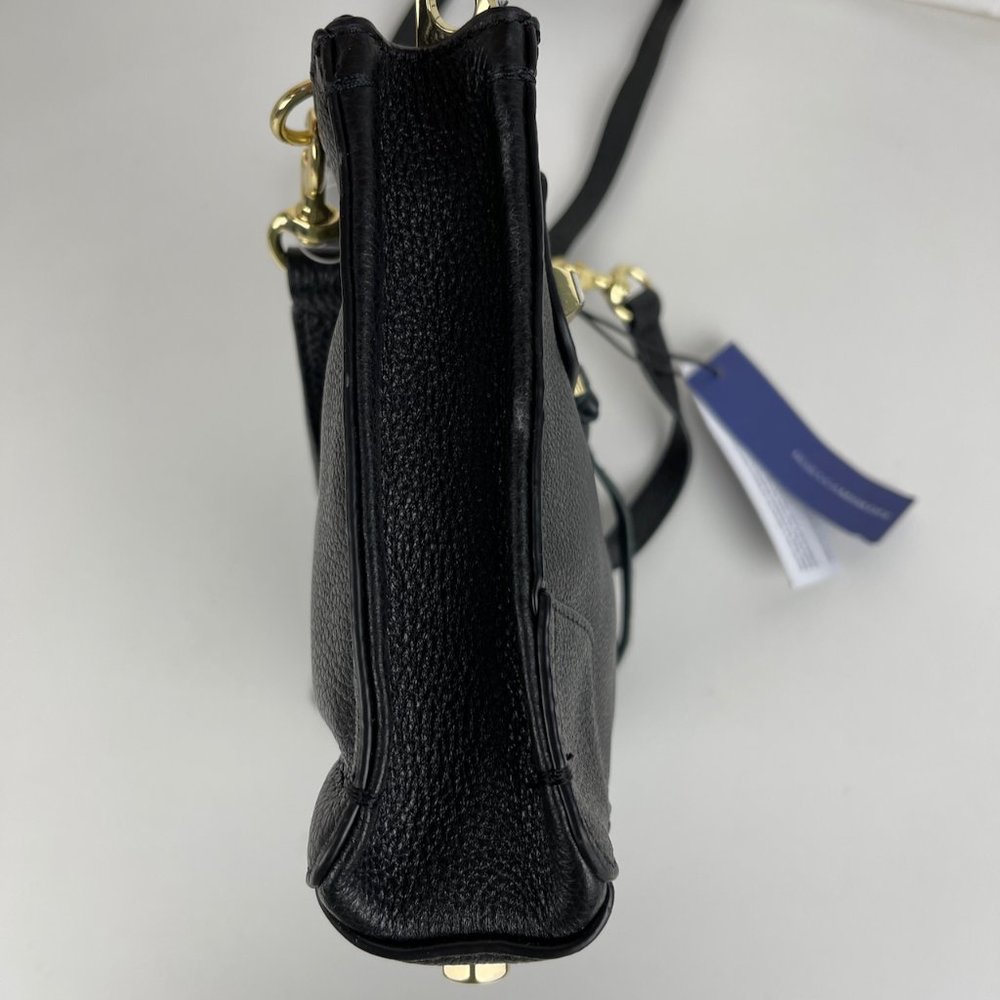 New Rebecca Minkoff Regan Black Leather Crossbody - Picture 7 of 8